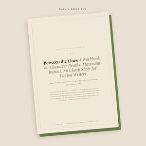 Arbeitsbuch zum Thema Charaktertod für Belletristikautoren – Schreibtechniken (PDF zum Ausdrucken), Handlungs- und Szenenleitfaden Bild 3