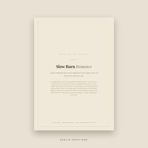 Cuaderno de trabajo para escribir romance a fuego lento / Guía para escritores de ficción / Compatible con Goodnotes / PDF imprimible imagen 2