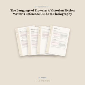 Victorian Floriography Reference Guide for Fiction Writers | Language of Flowers | Historical Writing Craft image 5