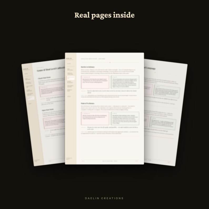 Romance Intimacy Choreography — Writer's Reference Guide | Kisses Touch & Escalation | Fiction Craft | Daelin Creations image 6