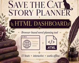 Pianificatore di storie d'amore / Scheda delle attività / Salva il gatto / Strumento interattivo con 15 schede delle attività
