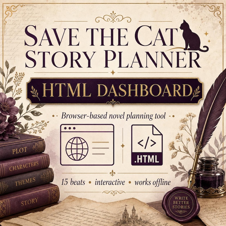 Pianificatore di storie d'amore / Scheda delle attività / Salva il gatto / Strumento interattivo con 15 schede delle attività immagine 1