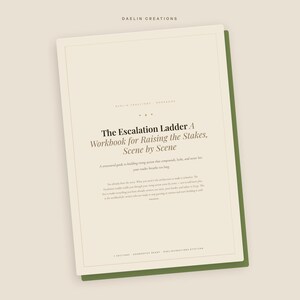 Rising Action & Stakes Escalation | Fiction Writing Workbook | Printable PDF Workbook | Goodnotes Digital Download image 3