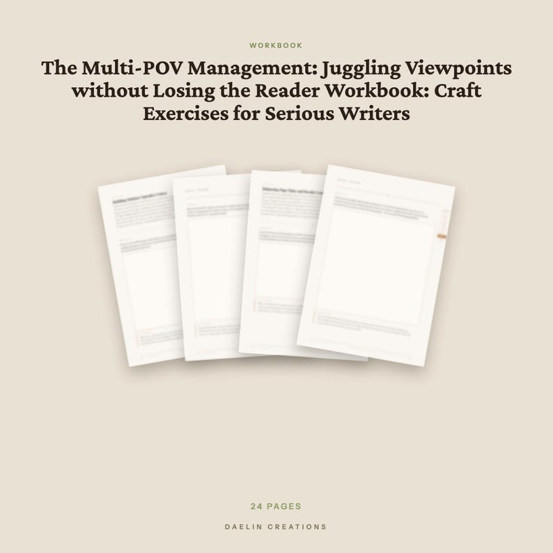 Cuaderno de ejercicios de escritura de ficción con múltiples puntos de vista: técnicas para gestionar diferentes perspectivas. imagen 4