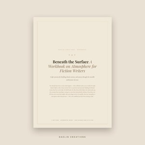 Atmosphere Writing Workbook for Fiction Writers — Craft Exercises for Tension & Dread PDF image 2