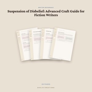 Suspensión de la incredulidad: Guía avanzada de técnicas narrativas para escritores / Inmersión, confianza del lector y lógica de la historia imagen 5