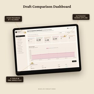 Draft Comparison Dashboard - Interactive HTML Revision Tracker for Writers, Version Diff Grid, Cut Material Vault & Novel Editing Tool image 6