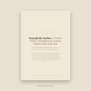 Arbeitsbuch zum Schreiben von Science-Fiction (druckbare PDF-Datei): Anregungen zum Weltenbau und zur Charakterentwicklung für Romanautoren Bild 2