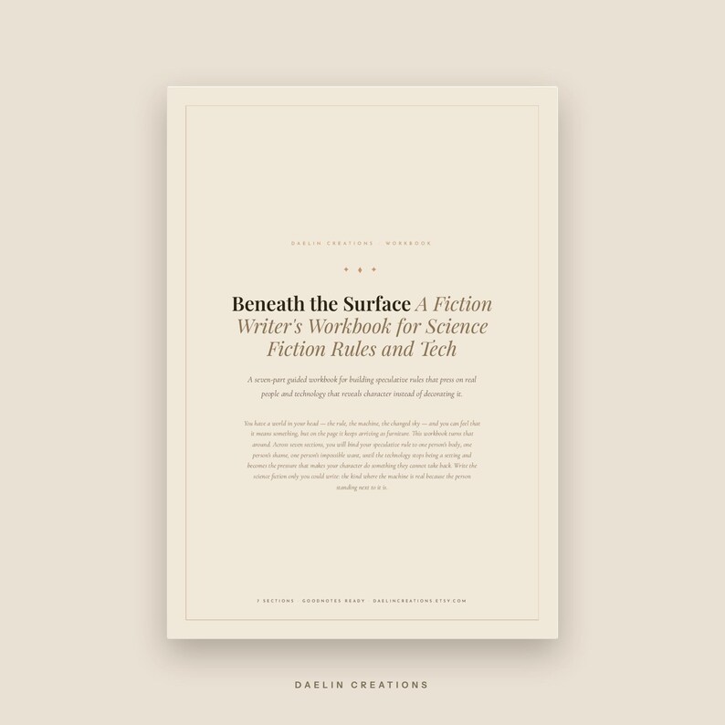 Arbeitsbuch zum Schreiben von Science-Fiction (druckbare PDF-Datei): Anregungen zum Weltenbau und zur Charakterentwicklung für Romanautoren Bild 2