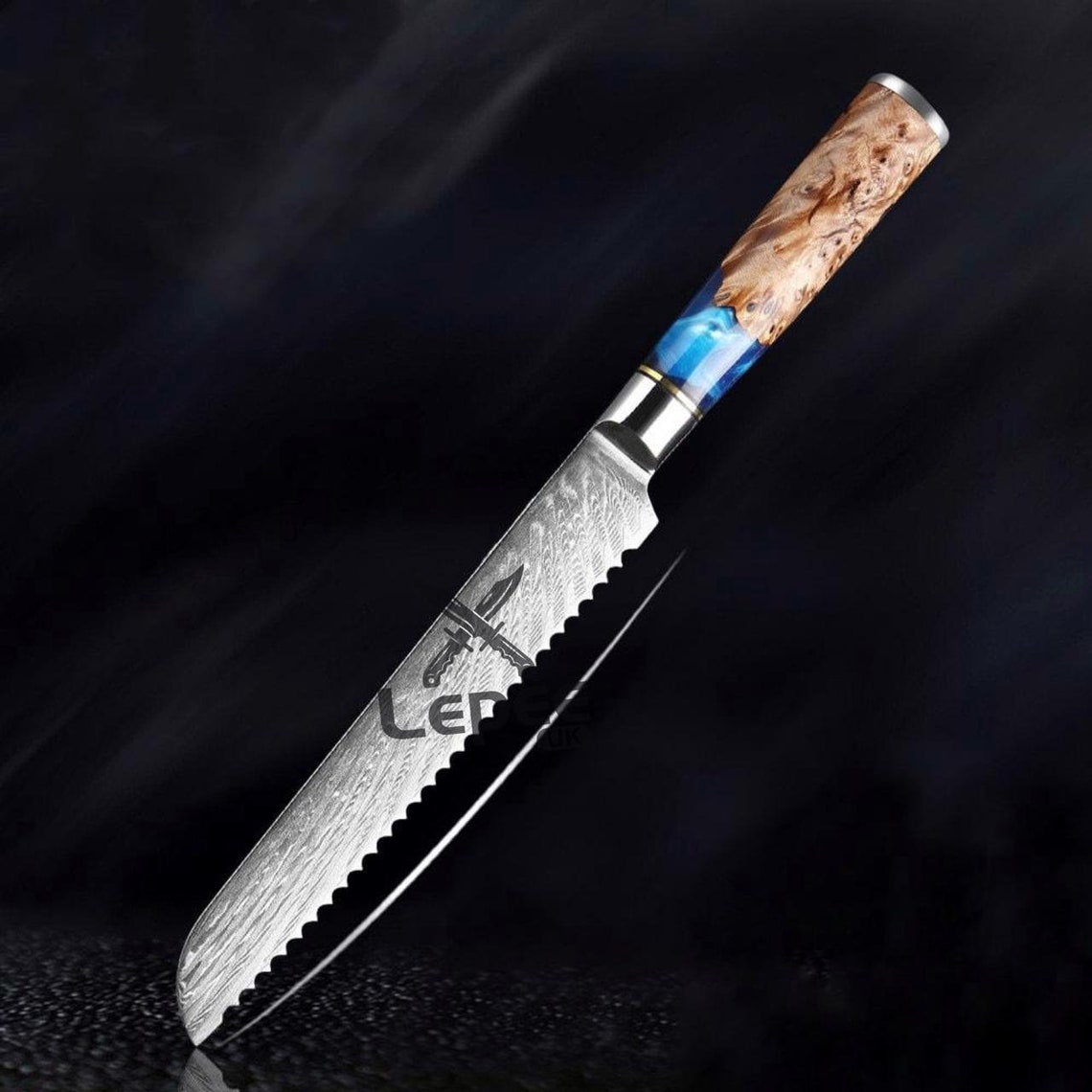 Handmade Set of 7 Damascus Chef Knives Japanese Chef Knives Etsy