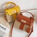 Top handle handbag straw bag woman summer handmade fashion new style