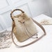 Straw bucket bag summer bag holiday bag shoulder bag woven beach bag cute present