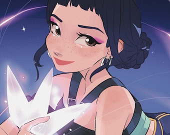 Art Print for Anime and gaming fans