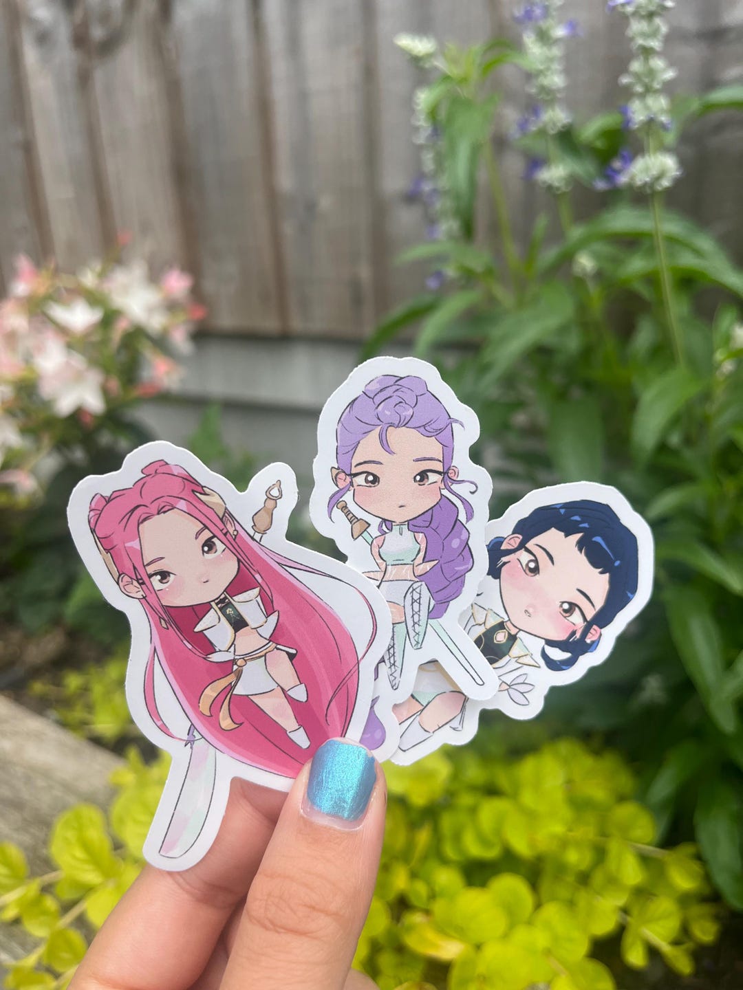 Dvachibi Sticker Chibi Sticker Pack - Vinyl Decals for Fans, Illustrated and Handmade ...