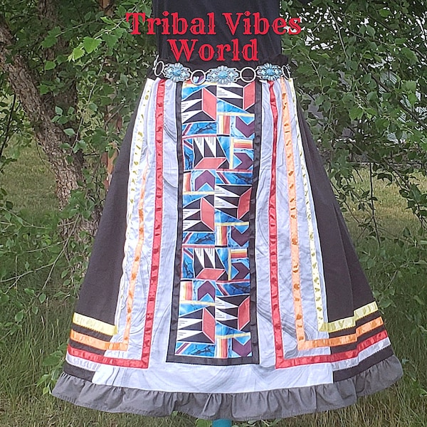 Native Ribbon Skirt Etsy
