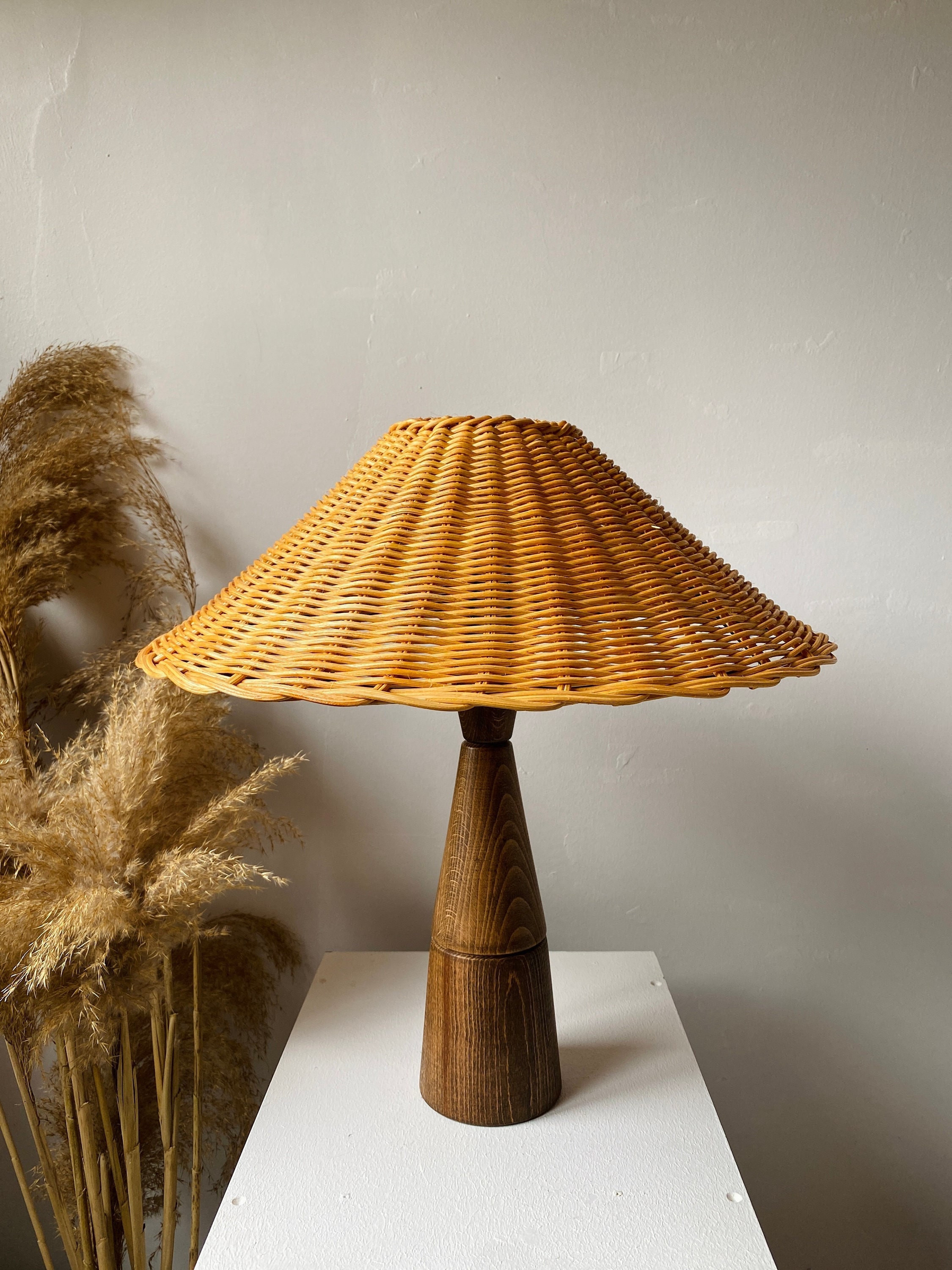 Fungal rotin Lampe De