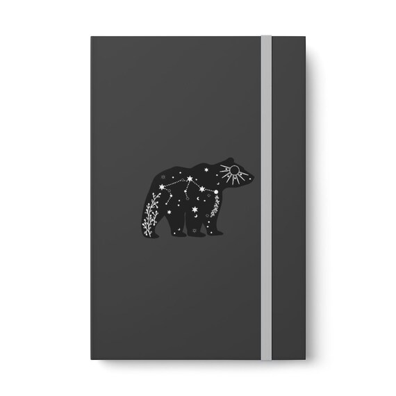 Bear Notebook Ruled Etsy