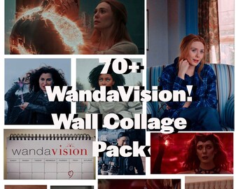 70+ pièces | WandaVision! Pack de collage mural