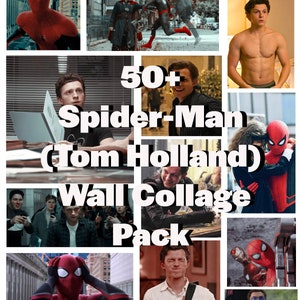 50+ pcs | Spider-Man (Tom Holland) Wall Collage Pack