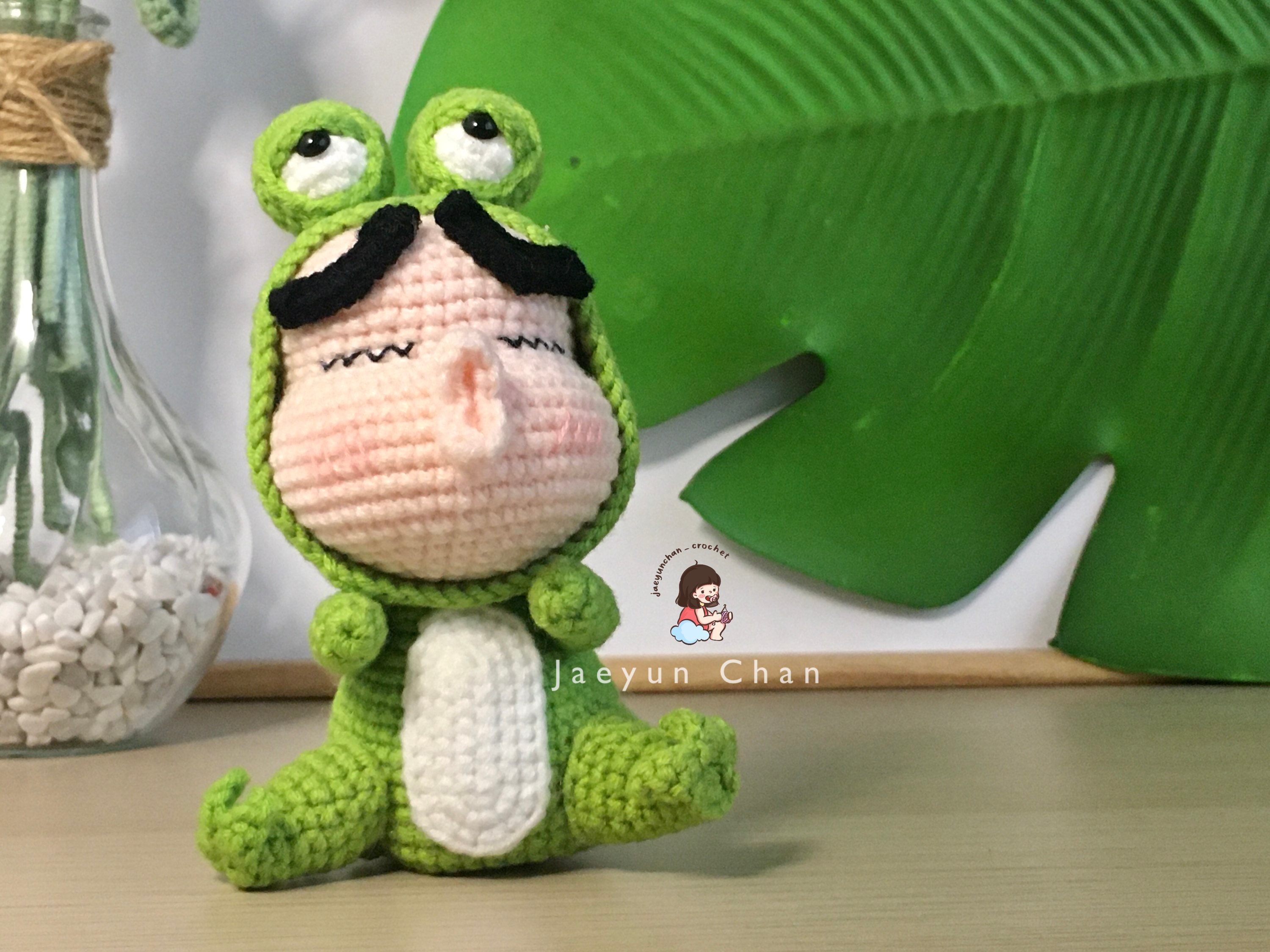 Shin Chan Pattern Frog Costume Shin-chan Amigurumi PDF Pattern by Jaeyunchan Handmade ...