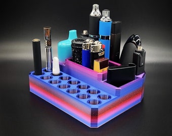 NEW! 510 Cartridge Holder with 14 Spaces and Segmented Storage for Yocan Uni/Ccell Palm/Dart/Pax Era