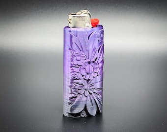 Bic Lighter Case Endless Flowers Edition