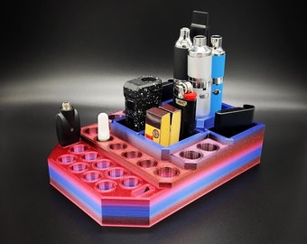 510 Cartridge Holder with 19 Spaces and Segmented Storage for Yocan Uni/Ccell Palm/Dart/Pax Era