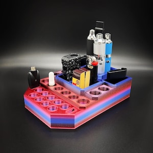 NEW! 510 Cartridge Holder with 19 Spaces and Segmented Storage for Yocan Uni/Ccell Palm/Dart/Pax Era