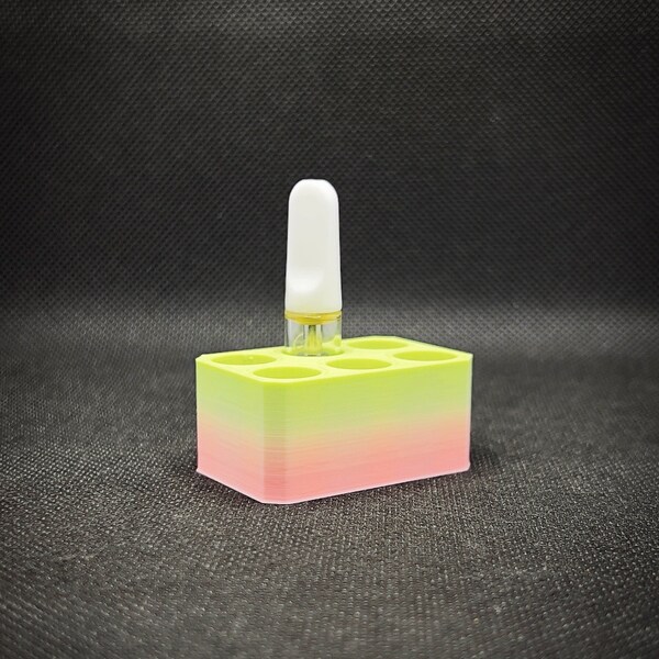 thumbnail image 2 of Desk Organizer Pen Holder - 5 Space Cartridge Stand For Pens & Markers Black 2 of 10