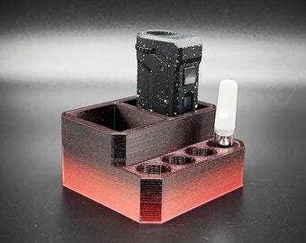 Dual Yocan Uni Holder Segmented Storage 510 Cartridge Holder
