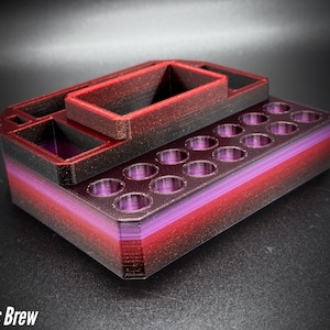 510 Cartridge Holder with 14 Spaces and Segmented Storage for Yocan Uni/Ccell Palm/Dart/Pax Era Witches Brew