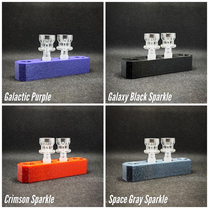 10mm Male Glass Slide Holder Four Spaces Etsy