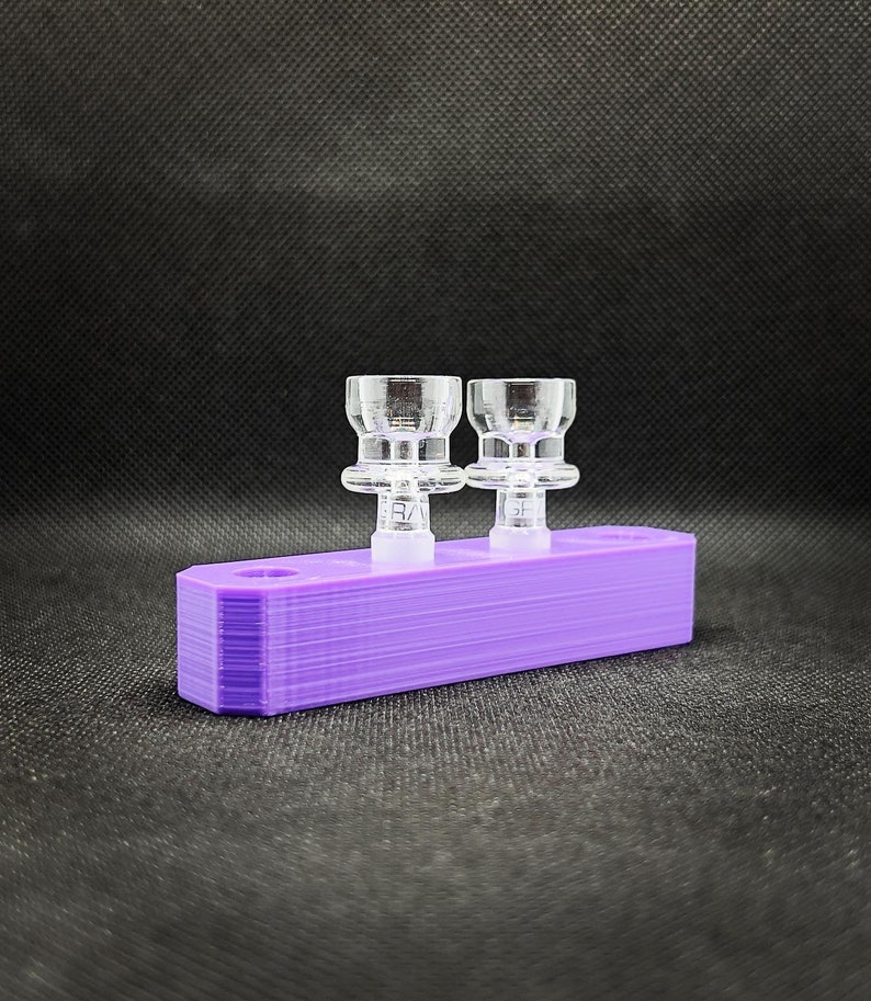 10mm Male Glass Slide Holder Four Spaces Etsy