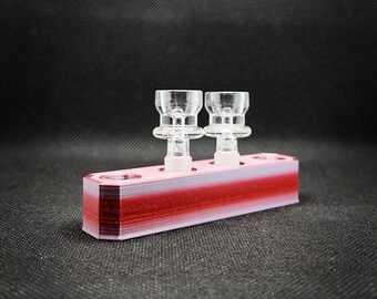 10mm Male Glass Slide Holder Four Spaces