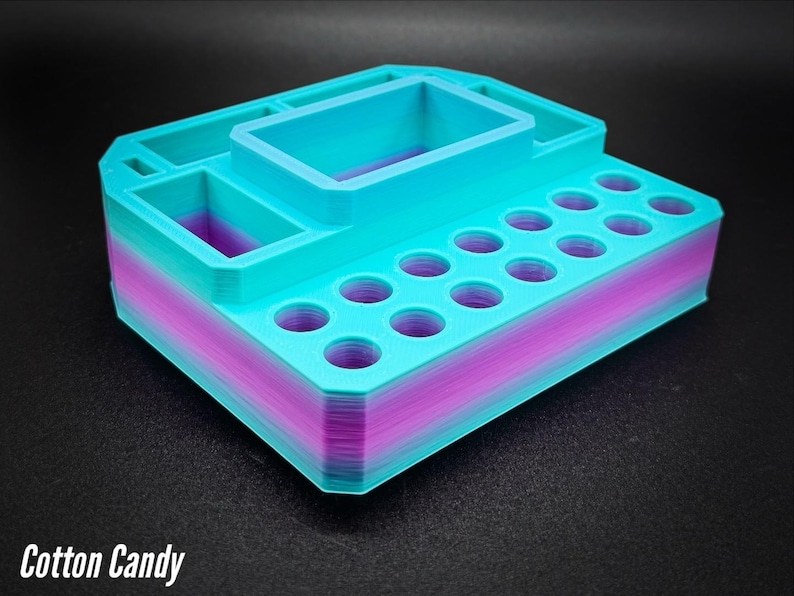 510 Cartridge Holder with 14 Spaces and Segmented Storage for Yocan Uni/Ccell Palm/Dart/Pax Era Cotton Candy