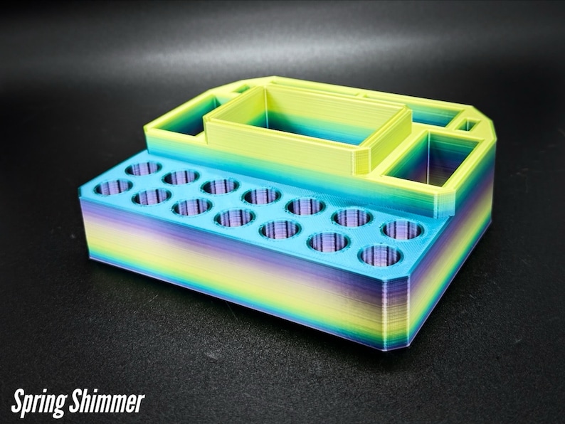 510 Cartridge Holder with 14 Spaces and Segmented Storage for Yocan Uni/Ccell Palm/Dart/Pax Era Spring Shimmer