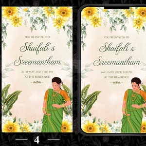 Seemantham evite hotsell