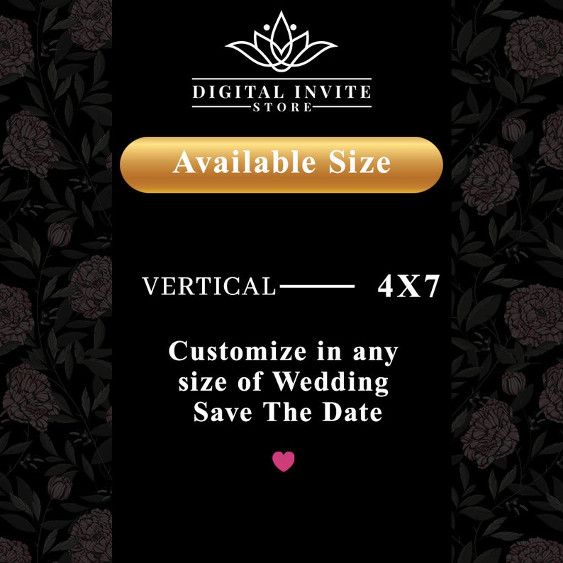 Indian Save the date Video Invite as Hindu Wedding Save the dates Video Invitation, Traditional & Indian Wedding Video Invites Save the Date image 3