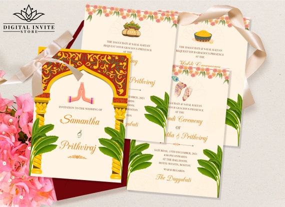 Telugu Wedding Welcome Sign as Telugu Wedding Signages South -  Norway
