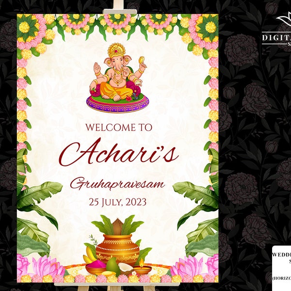 Housewarming Sign Telugu Etsy