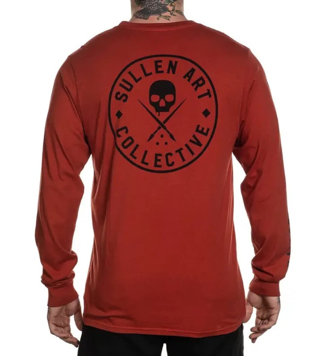 Sullen Art Collective, Ever Long Sleeve Teracotta, Mens Long Sleeve Shirt -  Etsy