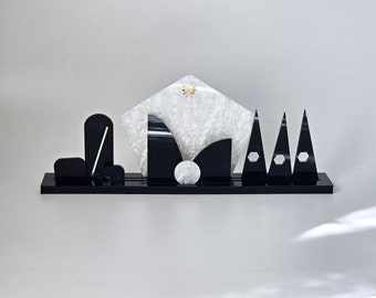 Modern Nativity Set, Minimalist Nativity Scene, Contemporary Christmas Decor