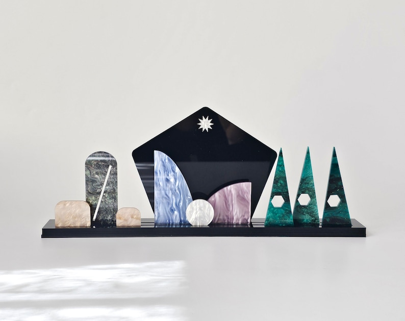 Modern Nativity Set, Minimalist Nativity Scene, Contemporary Christmas