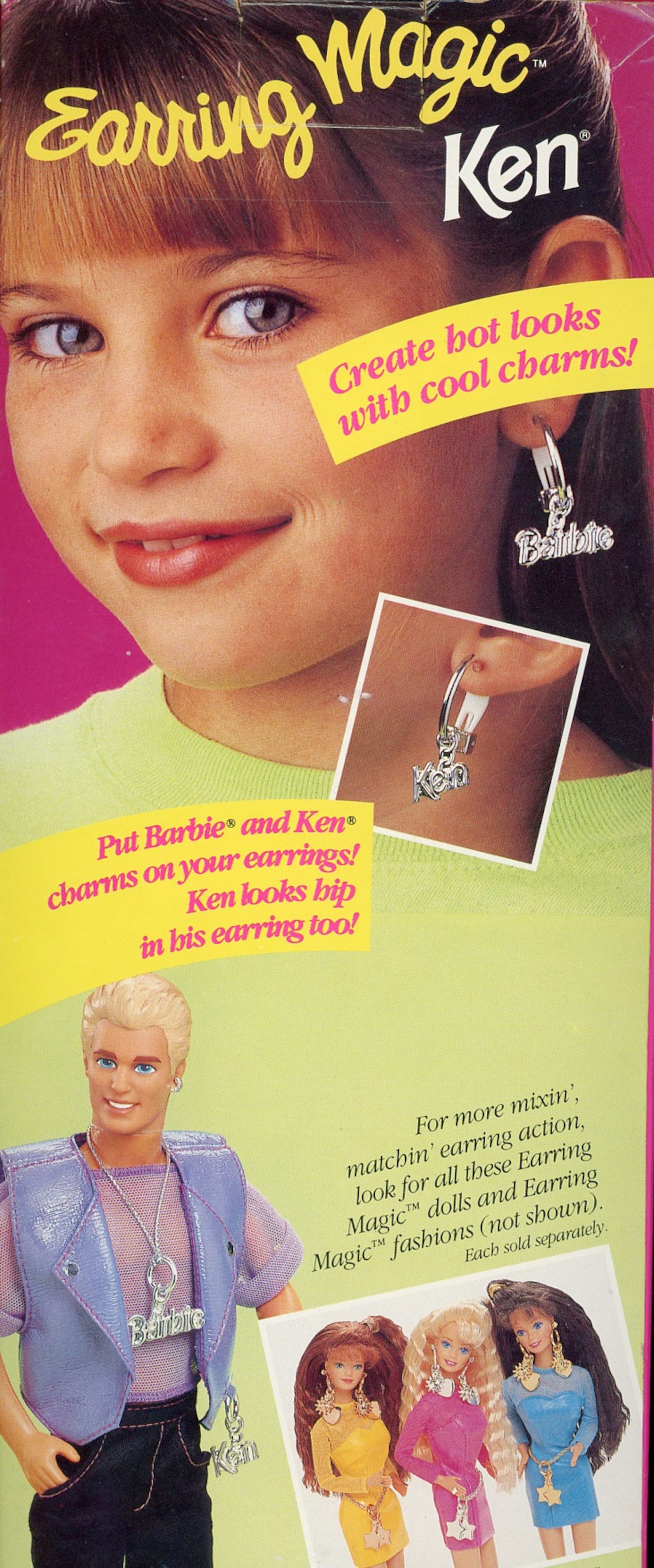 Earring Magic Ken Doll Etsy
