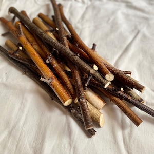 Birch branches set, rustic birch wood, birch logs, birch twigs, natural wedding decor, vase decoration, wood sticks for DIY and crafts, 12&quot;