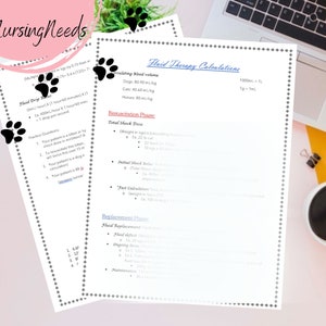 FLUID THERAPY CALCULATIONS| Shock Doses, Boluses, Fluid Deficit, Maintenance, Drip Rates| Vet Notes, Veterinary Math, Veterinary Calculation