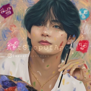 VANTE Art Print - BTS Kim Taehyung / V