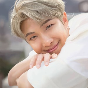 Sunlit Joon Kunstdruck - BTS RM - Kim Namjoon