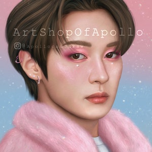 MinhoxBarbie SKZ Art Print - Stray Kids Lee Know / minho
