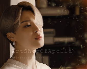 Film Out Jimin Art Print - BTS Jimin